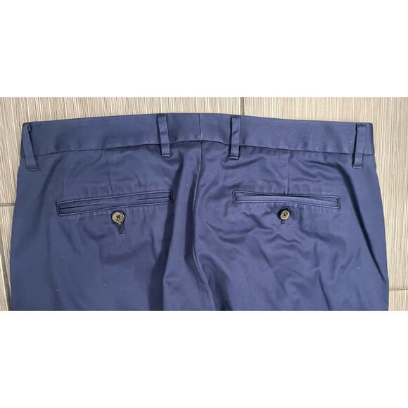 Bonobos Pants Mens Blue Slim Straight Monday Pants Size 33x32 Preppy Casual - Picture 5 of 7